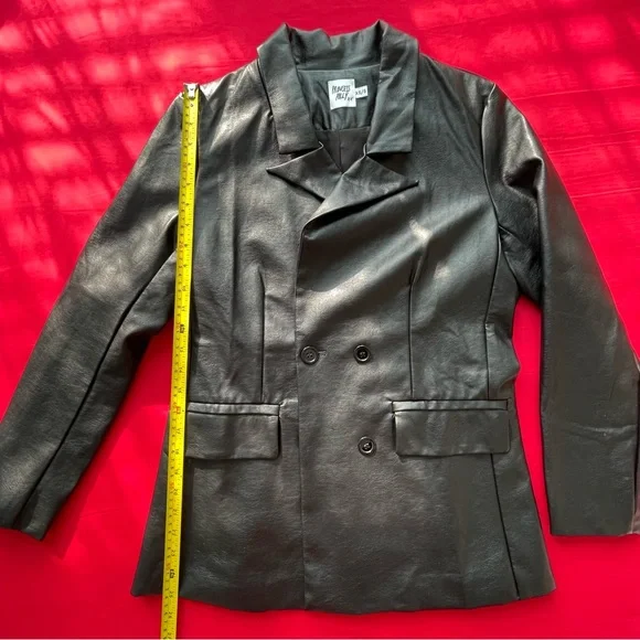 Princess Polly Ellen Faux Leather Blazer - Picture 5 of 10